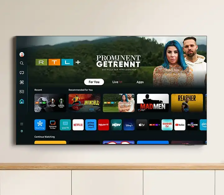 smart tv samsung interface applications streaming